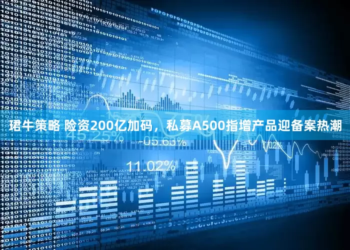 珺牛策略 险资200亿加码，私募A500指增产品迎备案热潮
